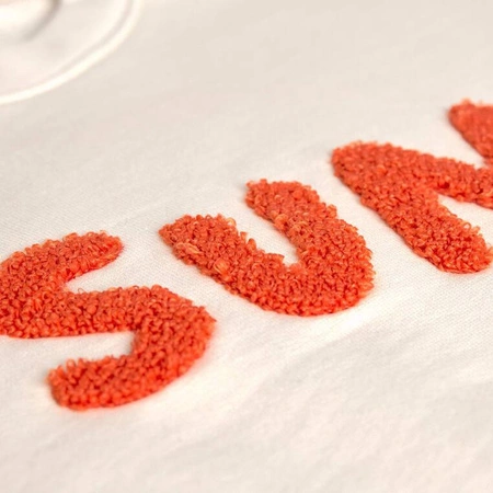 Lassig Bluza z bawełny organicznej GOTS Little Gang Sun milky 4-6 lat