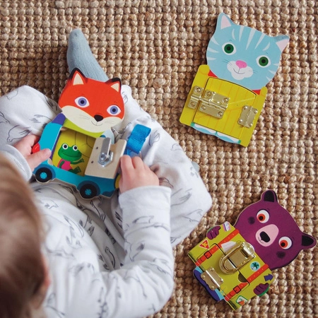 Drewniane zwierzaki manualne LOCKTOU DJ01664