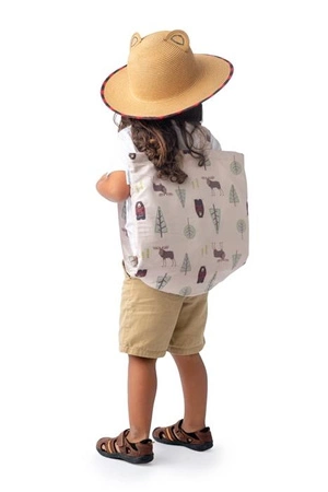 FlapJack Ręcznik Plecak Plażowy dla Dzieci 2w1 Miś