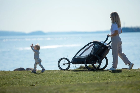 Hamax - Przyczepka rowerowa COCOON ONE- Grey/black