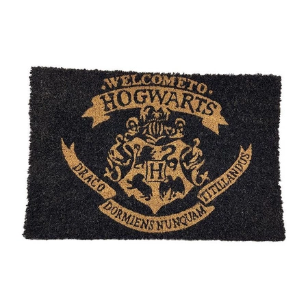"Welcome To Hogwart" Wycieraczka Czarna Harry Potter
