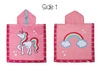 FlapJack Poncho Kąpielowe dla Dzieci Jednorożec UPF50+ M