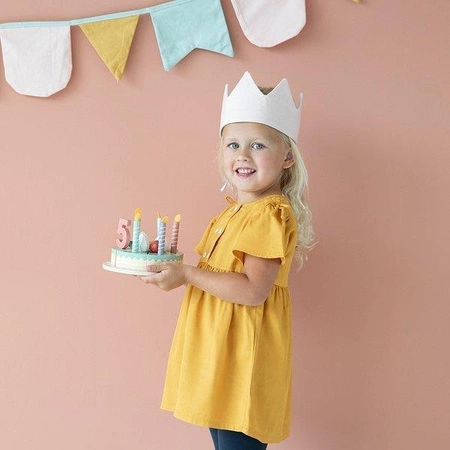 Little Dutch Duży drewniany torcik urodzinowy LD4494