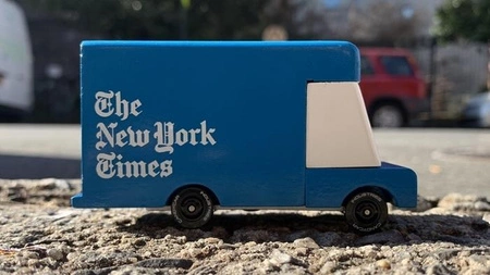 Candylab Samochód Drewniany NY Times Van