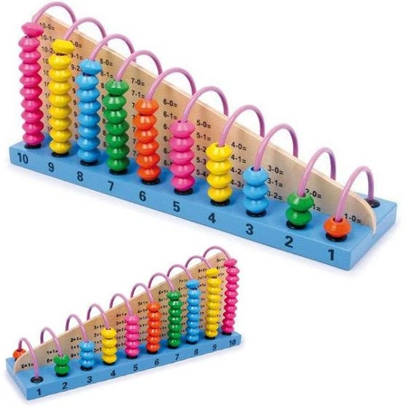 Duże liczydło edukacyjne "Dodawanie i odejmowanie", 2138-small foot, zabawki edukacyjne