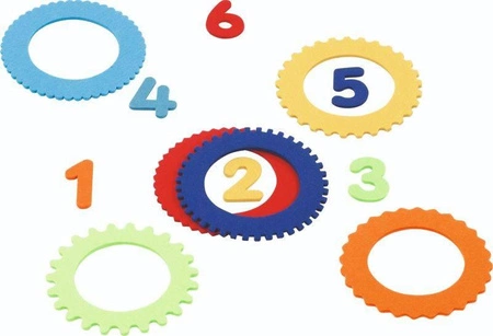 Gra zręcznościowa Hoopla z filcowymi pierścieniami 56776- Goki, aktywna zabawa