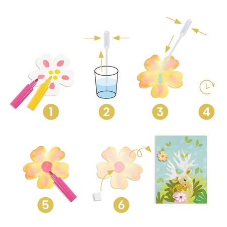 Zest. artystyczny z bibułą LEŚNE ZWIERZĘTA DJ00082