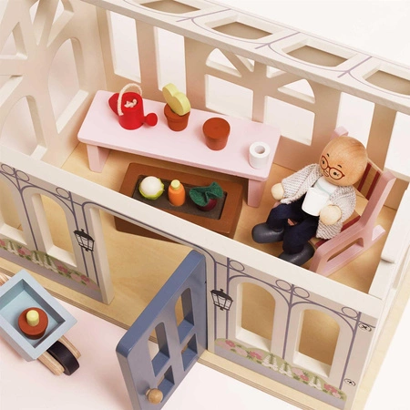 Drewniana oranżeria zestaw, domek dla lalek, zabawka dla dzieci, Le Toy Van
