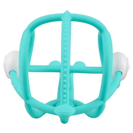 Mombella Gryzak z Grzechotką Ślimak Teal Nowy