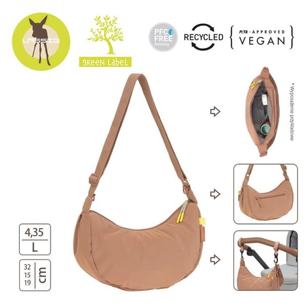 Lassig Green Label Torba dla mam Stretch Up Bum Bag almond
