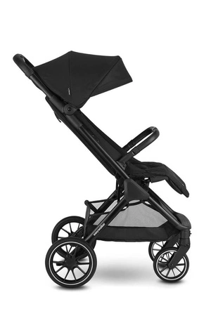 Easywalker Jackey XL Przestronny, samoskładający się wózek spacerowy z kołami XL Shadow Black