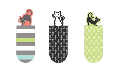 Zakładki magnetyczne - Koty grzeczne