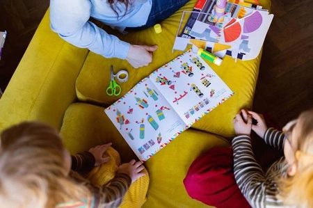 Zestaw kreatywny Papierowe rakiety z wyrzutnią 7+, Janod