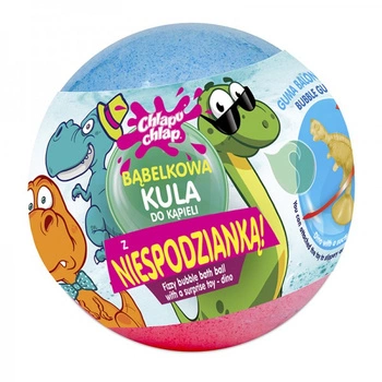 KULA DO KĄPIELI BĄBELKOWA Z NIESPODZIANKĄ CHLAPU CHLAP NIEBIESKA/RÓŻ