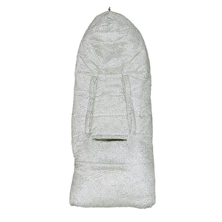 Lodger Wodoodporny wielofunkcyjny otulacz śpiworek z polarowym wnętrzem szary Taslon Drizzle