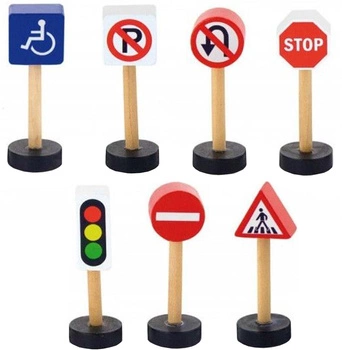 Viga Zestaw figurek - Zanki drogowe - Akcesoria do kolejki