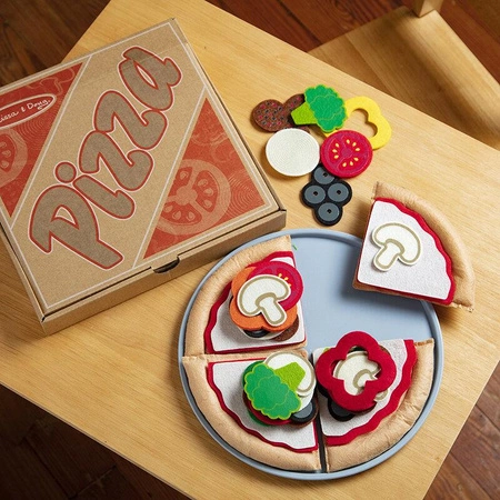 Pizza filcowy zestaw do zabawy z akcesoriami Melissa and Doug 13974-MD