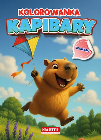 Kapibary. Kolorowanka z naklejkami