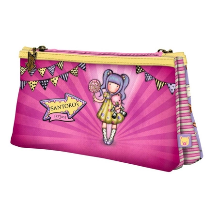 Podwójny Piórnik, Kosmetyczka, Saszetka - Gorjuss - Fairground - First Prize