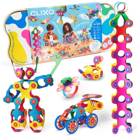 Family Pack, Megapaka klocków magnetycznych, 150 el.