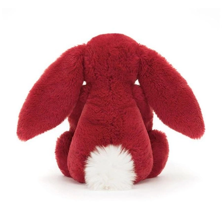 JellyCat - Króliczek LUX Czerwony 31 cm