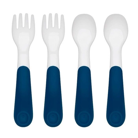OXO Sztućce Plastikowe 12m+ Navy 4 szt