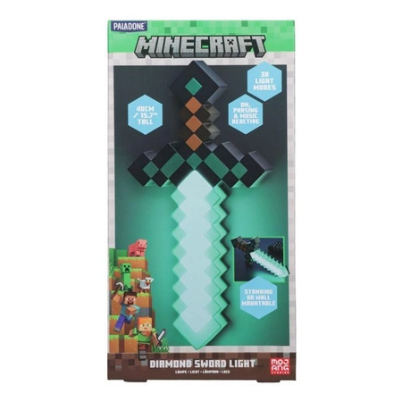 lampka Minecraft diamentowy miecz (długość: 40 cm)