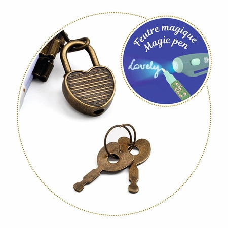 Mini pamiętnik CHARLOTTE z mag.długopisem DD03652