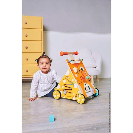 Wielofunkcyjny pchacz edukacyjny Kot, Janod