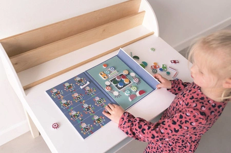 Scratch, magnetyczna układanka - kształty i kolory Roboty