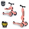 Zestaw Kask + SCOOTANDRIDE Highwaykick 1 2w1 Jeździk i hulajnoga 1-5 lat Peach + Kask XXS Peach