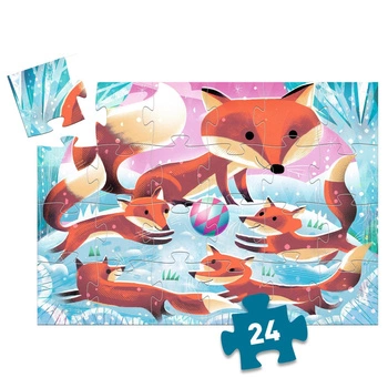 Puzzle tekturowe RUDY LISEK 24 elementy DJ07285
