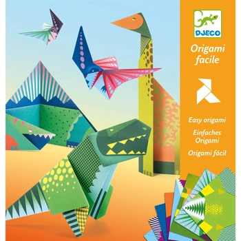 Origami DINOZAURY zestaw 24 szt - Djeco