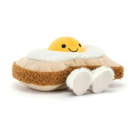 JellyCat - Wesołe Jajko Sadzone na Toście 16 cm