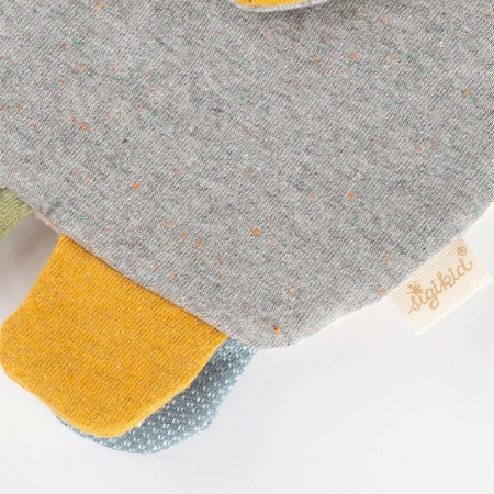 Przytulanka komforter Słonik szeleścik szmatka zabawka dla dzieci sigikid