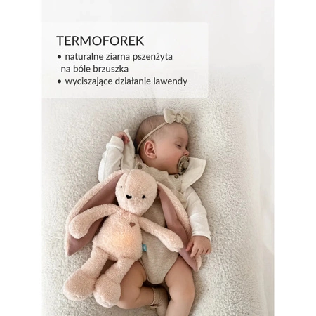 Szumiący królik 5w1 z lampką Beżowy / Szumisie
