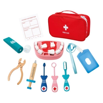 Zestaw małego dentysty w walizce