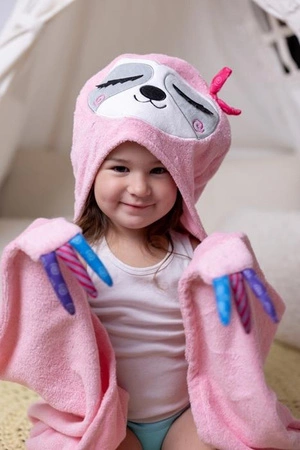 Zoocchini Ręcznik dla Dziecka z Kapturem Leniwiec