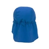 Lassig Czapka przeciwsłoneczna z daszkiem i osłoną karku UV80 Splash & Fun blue, rozm. 50/51