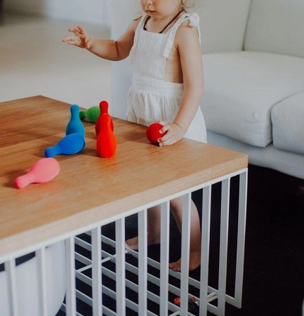 Rubbabu Zestaw do gry w kręgle sensoryczny mały