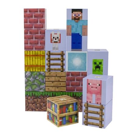 Lampka Minecraft bloki - edycja postacie
