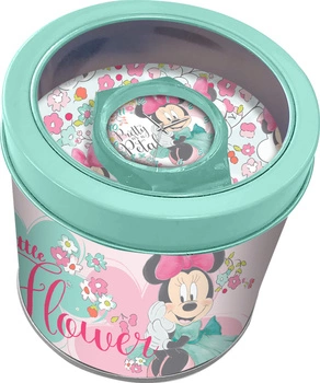 Zegarek analogowy Minnie w metalowym opakowaniu  WD22138