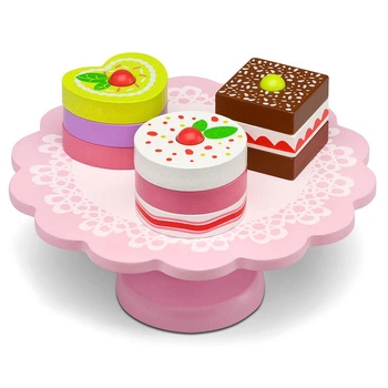 Tacka z Ciastkami, Drewniana