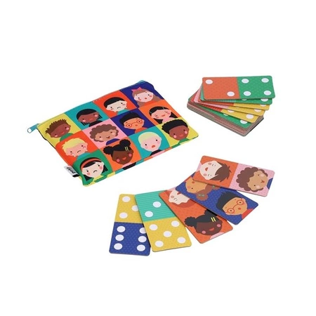 Petit Collage Gra Domino Nazwij Emocje