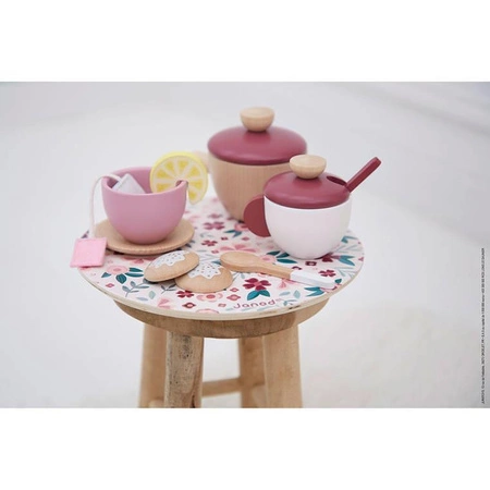 Drewniany zestaw do herbaty Twist 2+, Janod