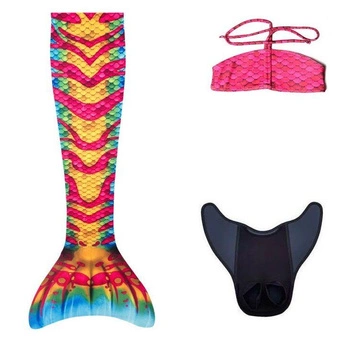 Syreni ogon - monopłetwa Aquaris do pływania Coral "S" + Bikini