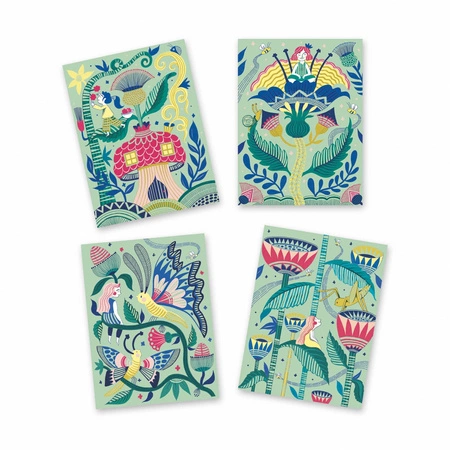 Wydrapywanka TAJEMNICZY OGRÓD (pastelowa) DJ09719