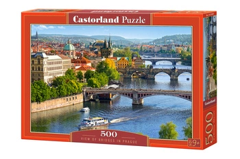 Puzzle 500 Widok na mosty Pragi  B-53087