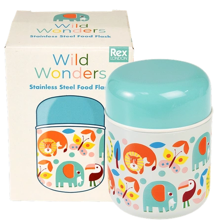 Termos na jedzenie, Dzikie Zwierzęta, 280 ml, Rex London