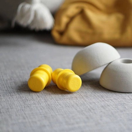 MODU - Peg Bag, 8 kołków w torbie, żółte